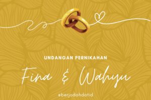 Undangan Pernikahan Fina & Wahyu | @berjodohdotid