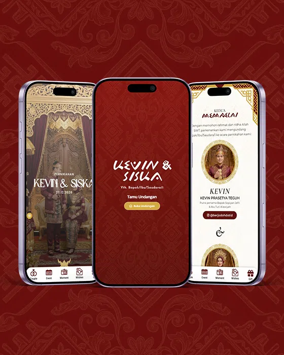 Desain undangan Luks Bugis